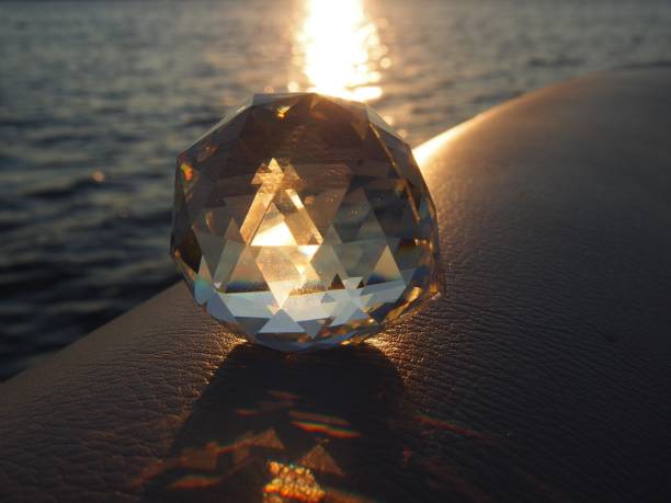 istock Faceted Crystal in Lake Sunset 1269114046
