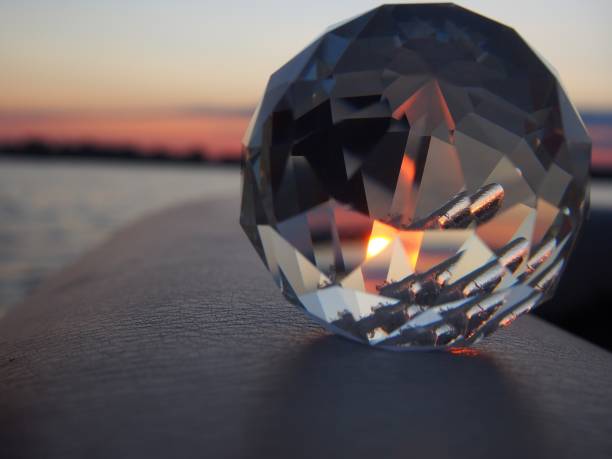 istock Faceted Crystal in Lake Sunset 1269114061