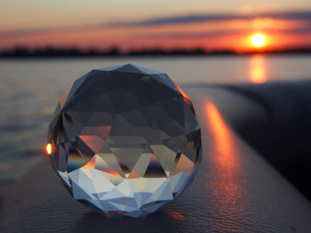 istock Faceted Crystal in Lake Sunset 1269114067