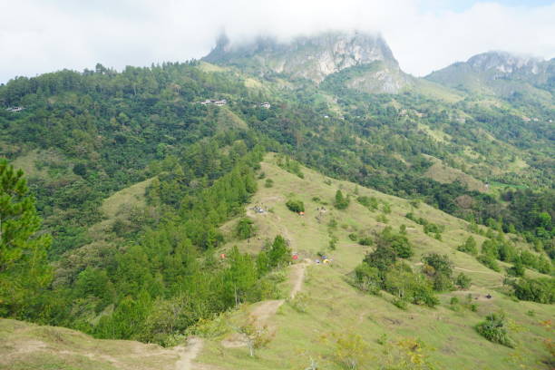 istock Hills and mountains in Indonesia as seen from above 1269122528