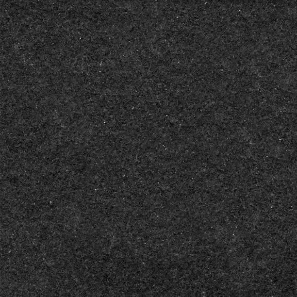 Vector illustration of Sandpaper in macro - seamless uneven raw harsh black paper surface in vector - abstract modern original recycled material with visible rough high textured surface - basic graphic background