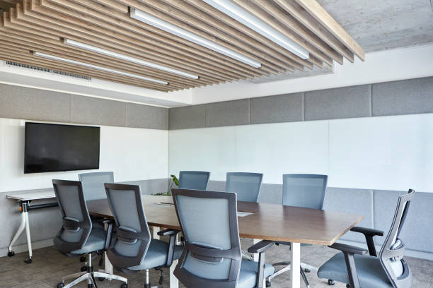 istock Interior view of empty conference room 1269128589