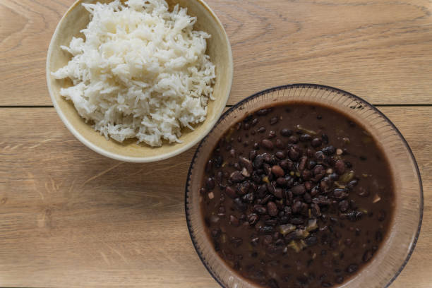 istock Traditional Cuban cuisine, black beans 1269132514
