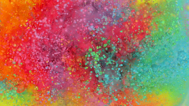 istock Abstract watercolor background with coloured spectrum 1269142163