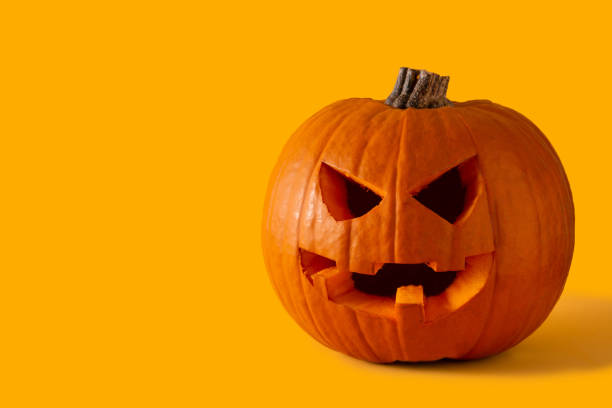 istock Natural halloween pumpkin 1269147803