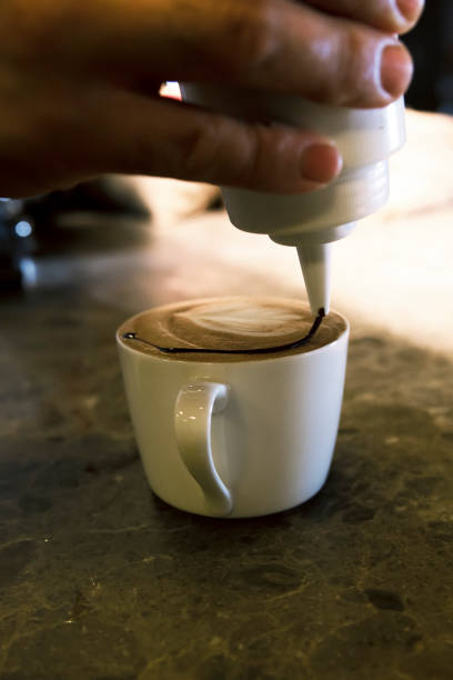 istock A cup of coffee with milk and beautiful pattern latte art 1269156061
