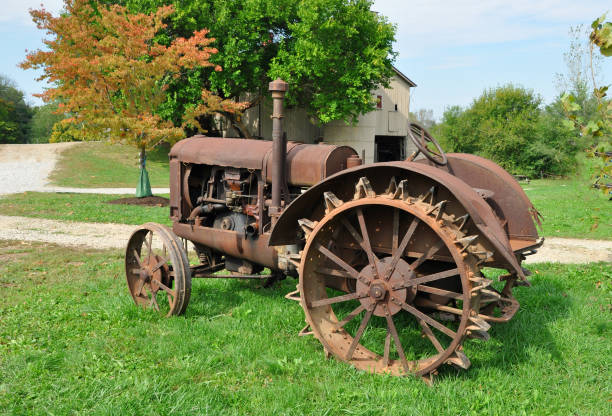 istock Old  Antique Tractor- 1908- Hamilton County Indiana 1269157281