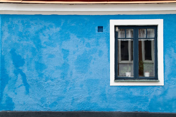 istock Happy colorful blue house 1269160099