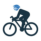 istock Bicycle, cycling, ride icon. Simple vector on isolated white background 1269161415