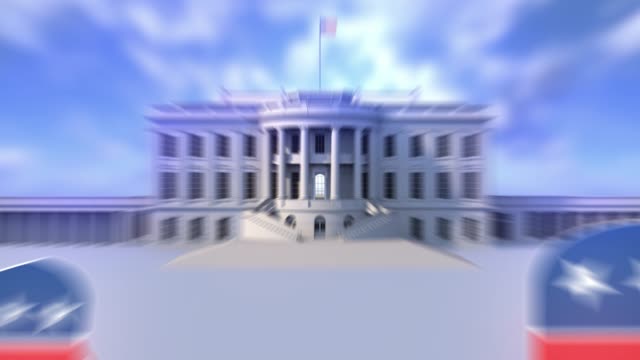 White House Transition.National Symbols of the USA Transition+Chroma key