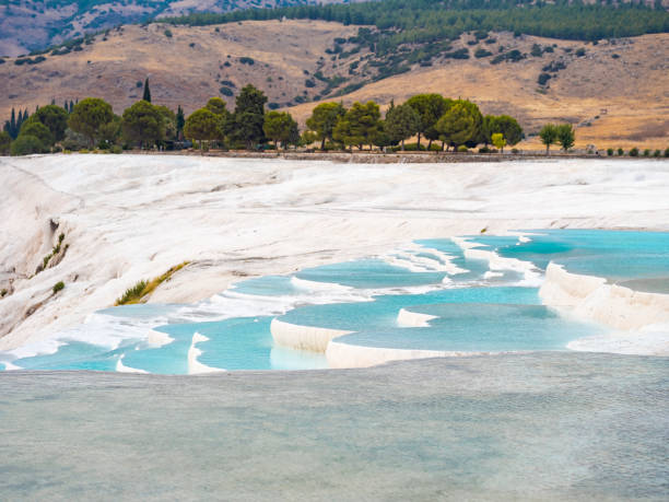 istock Travertines in Pamukkale, Turkey 1269164905