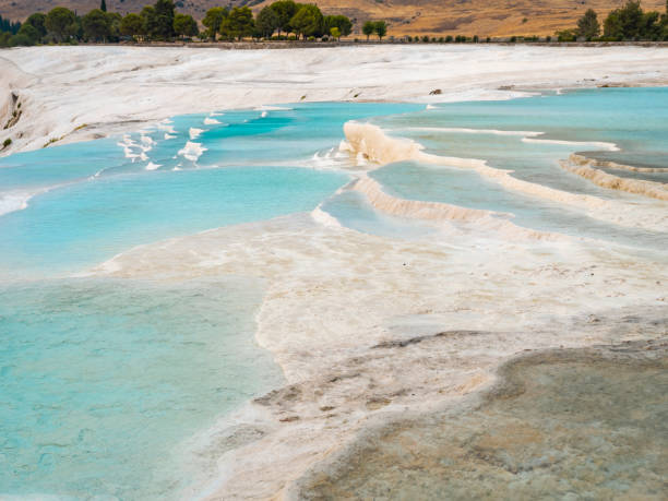 istock Travertines in Pamukkale, Turkey 1269168738