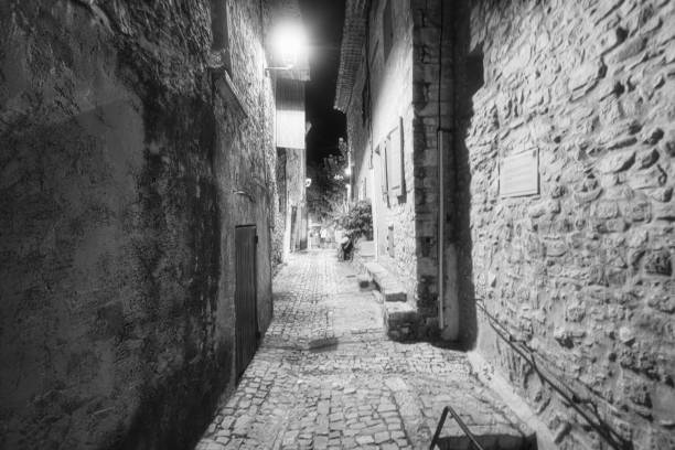 istock Old Provencal village by night 1269173292