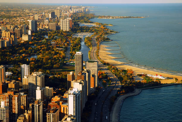 istock Aerial view of Chicago 1269174698