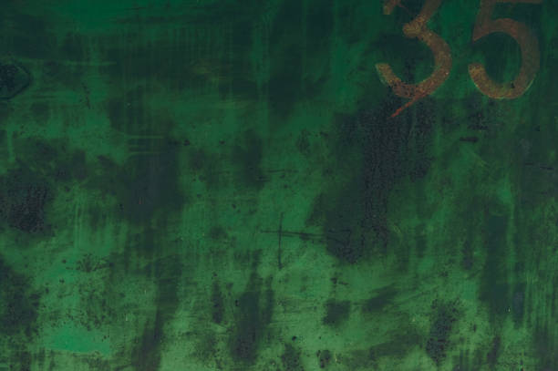 istock Abstract metal texture background. Old surface in rust and dirt in green color. 1269188606