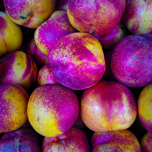 Full frame shot of plums