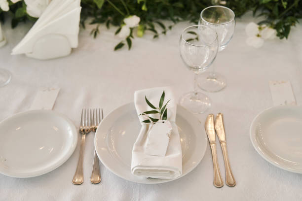istock Table set for an event party or wedding reception 1269204497