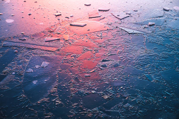 istock Frozen Lake At Sunrise 1269225037