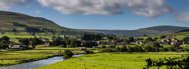 istock The view to Hawes across the river Ure 1269247507