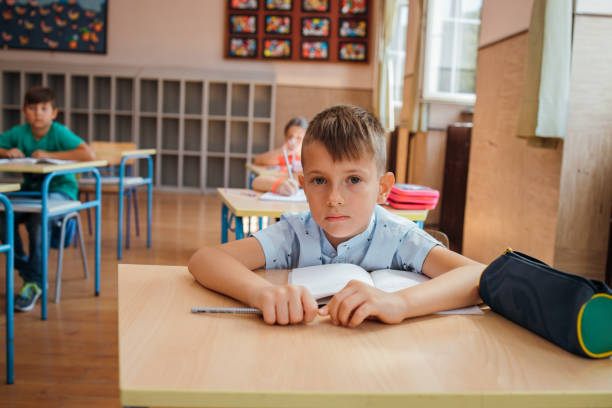 istock Portrait of schoolboy 1269250262