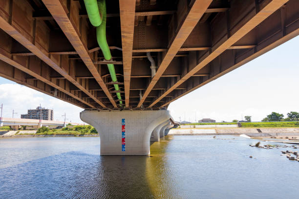 istock Steel bridge across the river 1269277902