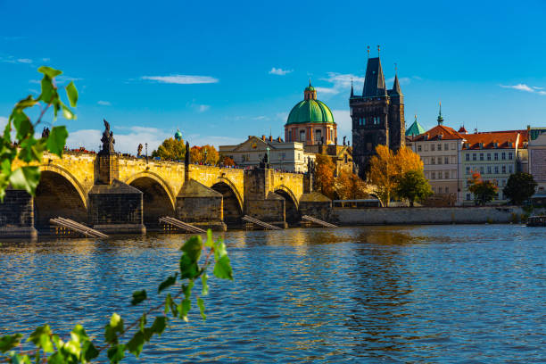 istock Prague cityscape with Charles Bridge, Czech Republic 1269315692