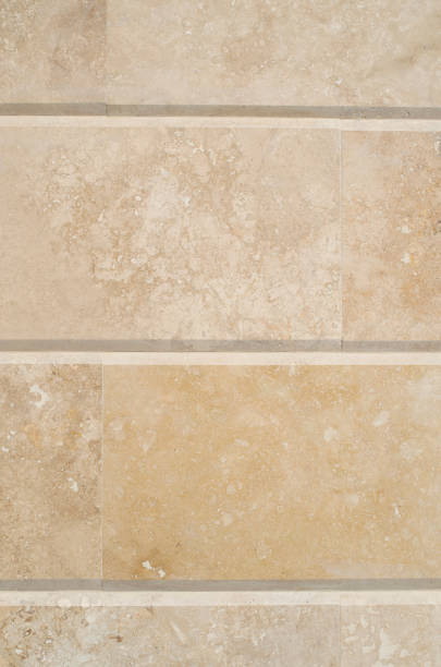 istock New ecru stone slabs on wall close up 1269316011