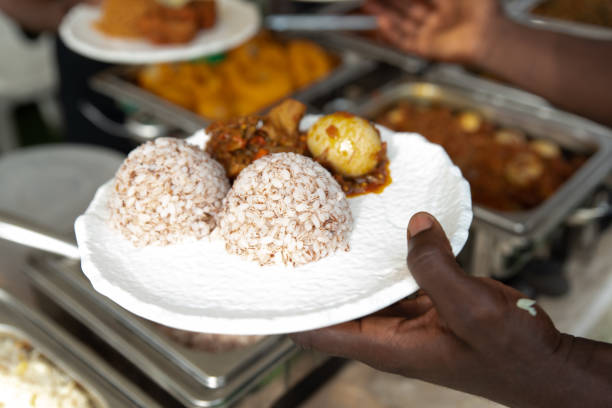 istock A serving of ofada rice and sauce 1269320975