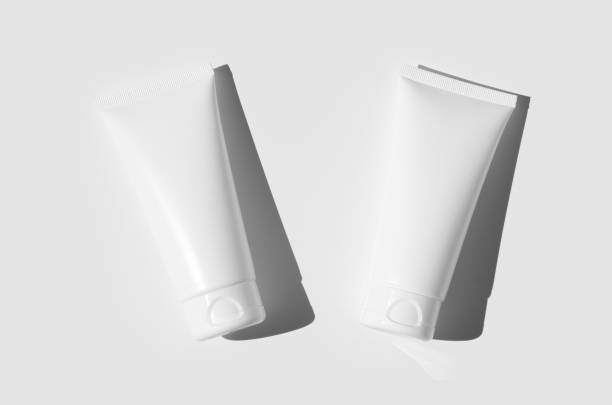 istock White cream tube mockup. Hard shadows. 1269322507