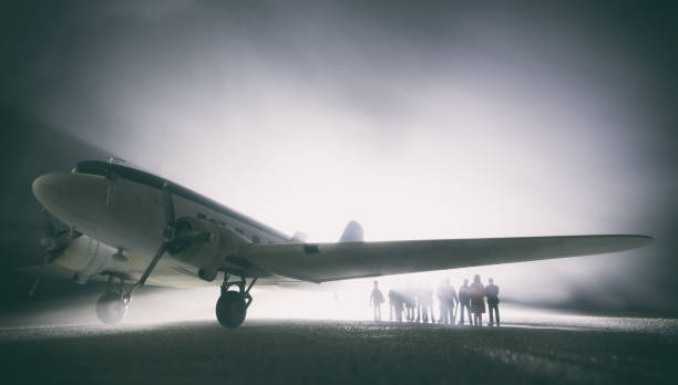 istock DC-3 Dakota And Passengers, Model Photography 1269329009