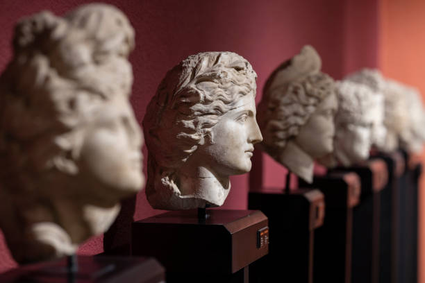 a historical statue from the roman period