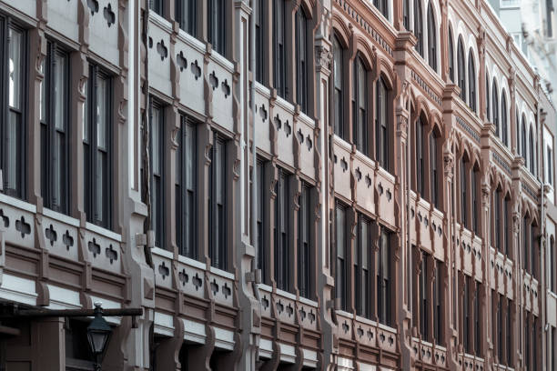 Facade of an apartment building