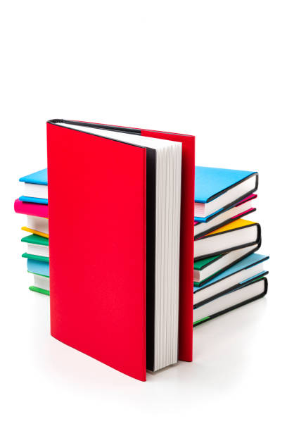 istock Multicolored books isolated on white background. Copy space 1269341579