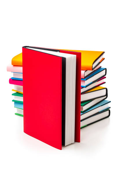 istock Multicolored books isolated on white background. Copy space 1269341581