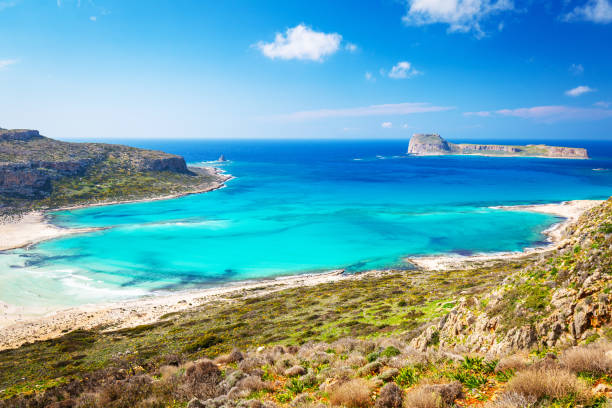 istock Amazing scenery of Balos beach on Crete 1269354630