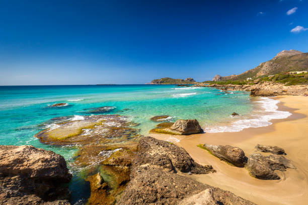 istock Beautiful Falassarna beach on Crete 1269355054
