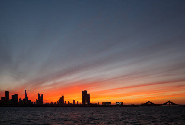 istock A beautiful view of Bahrain skyline during evening hours at sunset 1269362828