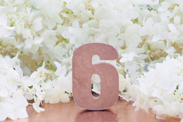 istock voluminous rose-gold number 