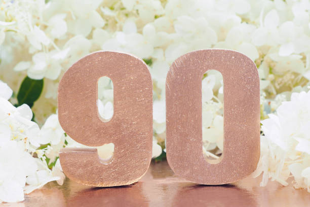 istock voluminous rose-gold number 