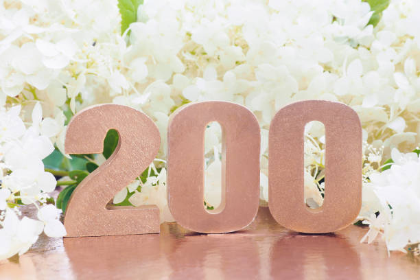 istock voluminous rose gold number 
