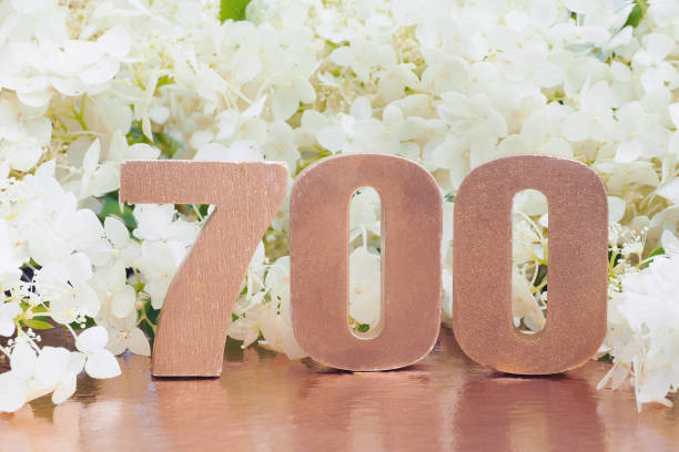 istock voluminous rose gold number 