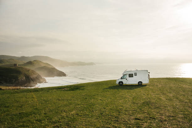 istock Motor Home by the sea 1269377085