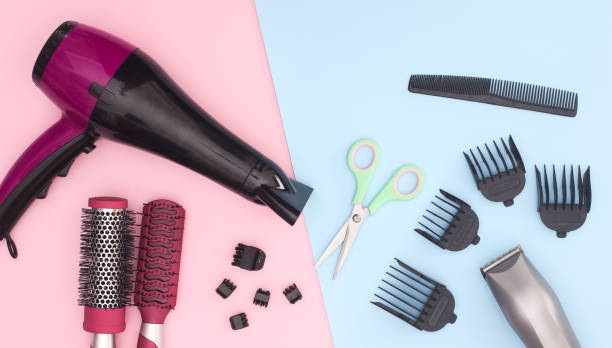 istock Accessories for hair styling on the table 1269378510