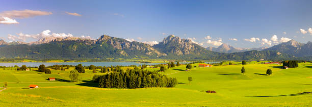 istock panoramic view to beautiful landscape in Bavaria, Germany 1269381308