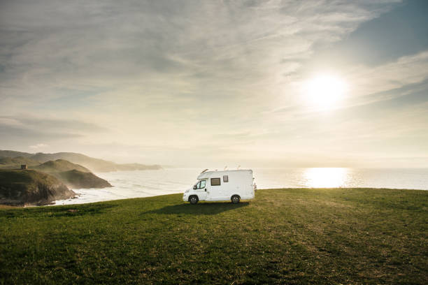 istock Motor Home by the sea 1269381439
