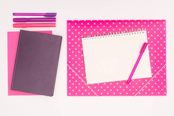 istock Back to school stationery on white theme 1269382369