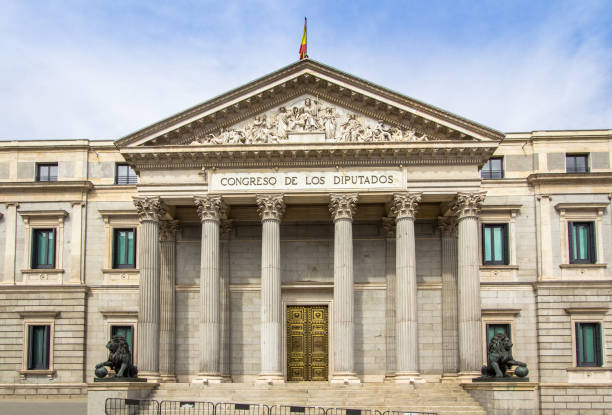 Congress of Deputies, Madrid, Spain stock photo