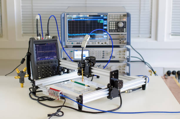 Near field EMC scanning system Near field electromagnetic compatibility radiated immunity scanning system for susceptibility mapping things that go together stock pictures, royalty-free photos & images