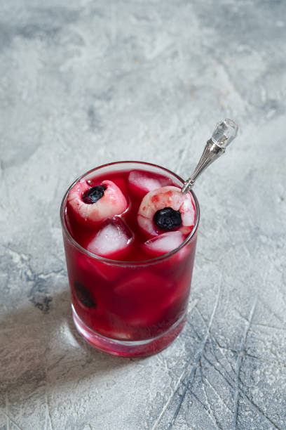 istock Halloween cocktail with lychee and blueberry eye 1269399769