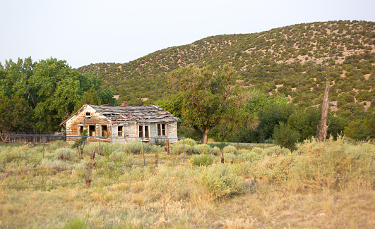 Old building in Bodie Ghost Town in California, USA.